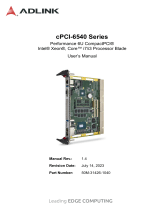 Adlink cPCI-6540 Series Owner's manual