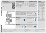 Bosch SMH4ECX10E/01 Quick Instruction Guide