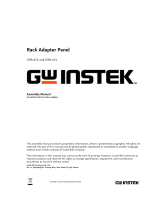 GW Instek GRA-413/414 User manual