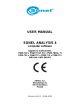 Sonel PQM-707 User manual