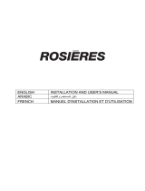 ROSIERES RHC224/1IN-ALG/2 User manual