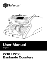Safescan 2210 / 2250 User manual