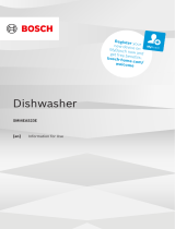 Bosch SMI4EAS23E/38 Operating instructions