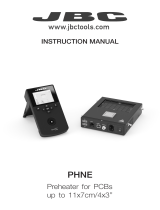 jbc PHNE Preheater Owner's manual