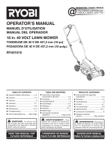 Ryobi RY401101 Owner's manual