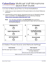 CyberData 011446 Quick start guide