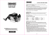 ROUGHNECK 120V Fuel Transfer Pump Owner's manual