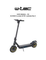 W-TEC E-Scooter Lambreto Max II 10” User manual
