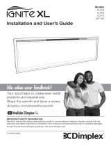 Dimplex IgniteXL® Built-in Linear Electric Fireplace User guide