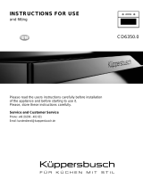 Küppersbusch CD6350.0S Owner's manual