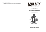 Valley Sportman 8858722 Owner's manual