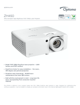 Optoma ZH450 Owner's manual