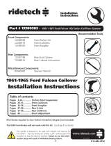 Ridetech Complete Coil-Over Suspension System | 1961-1965 Falcon Installation guide