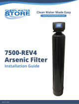 Clean Water Arsenic Well Water Filter System 7500-REV4 3.0 CF 14x65 Installation guide