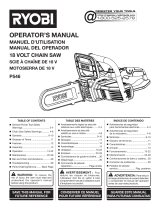 Ryobi P546BTL Owner's manual
