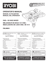 Ryobi PBLMM01B Owner's manual