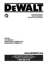 DeWalt 24in. Drum Fan Owner's manual