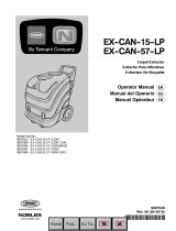 Tennant EX-CAN-15 User manual
