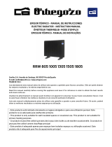 Orbegozo RRW 1305 Owner's manual