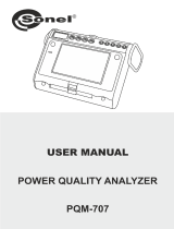 Sonel PQM-707 User manual