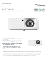 Optoma GT2000HDR Owner's manual