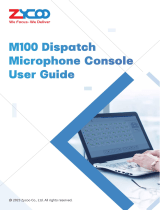 Zycoo M100 Dispatch Microphone Console Owner's manual
