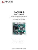 Adlink AmITX-SL-G Owner's manual