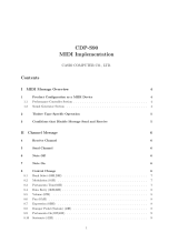 Casio CDP-S90UPD User manual