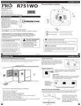 PRO1 R751WO Installation guide