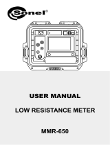 Sonel MMR-650 User manual