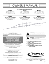 FIMCO Industries 257 Series Boom Owner's manual