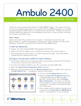 Hill-Rom Ambulo 2400 Ambulatory Blood Pressure Monitoring System  Reference guide