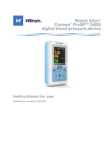 Hill-Rom Connex ProBP 3400 Digital Blood Pressure Device Operating instructions