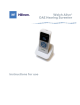 Hill-Rom 39500 Series OAE Hearing Screener User manual