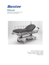Hill-Rom Hillrom Procedural Stretcher Operating instructions