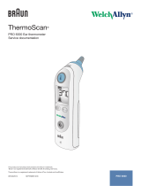 Hill-Rom Braun ThermoScan PRO 6000 Ear Thermometer User manual