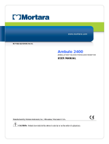 Hill-Rom Ambulo 2400 Ambulatory Blood Pressure Monitoring System  User manual