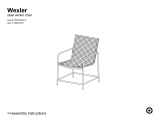 YOTRIO Wexler Steel Wicker Chair Assembly Instructions