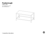 YOTRIO Foxborough Coffee Table Assembly Instructions