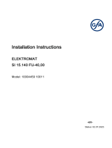GFA SI 15.140 FI Installation guide