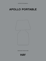 Hay Apollo Portable Lamp User manual