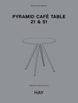 Hay PYRAMID CAFE TABLE 51 User manual