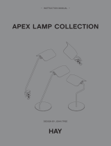 Hay Apex Clip Lamp User manual