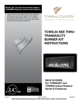Town & Country Fireplaces WS54 Wide Screen See-Thru Installation guide
