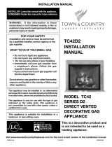 Town & Country Fireplaces TC42 Installation guide