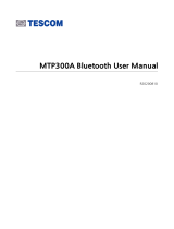 TESCOM MTP300A User manual