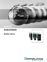 Pepperl+Fuchs ICDM-RX/MOD-2DB9/RJ45-DIN Owner's manual