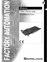Pepperl+Fuchs VBM-CTR-PCI-DM Owner's manual