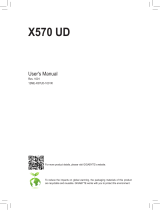 Gigabyte X570 UD Owner's manual