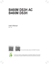 Gigabyte B460M DS3H AC Owner's manual